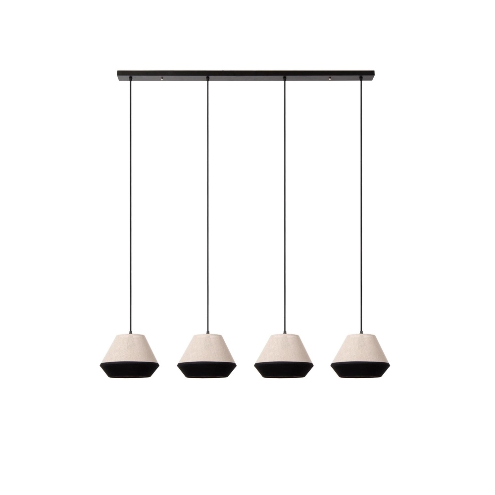 Hanglamp Kala 4-lichts taupe