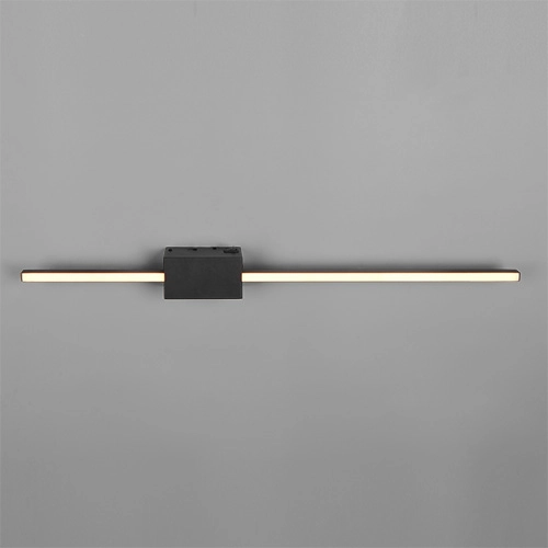 Moderne wandlamp Cassino zwart 70,5cm Trio 4017807683226