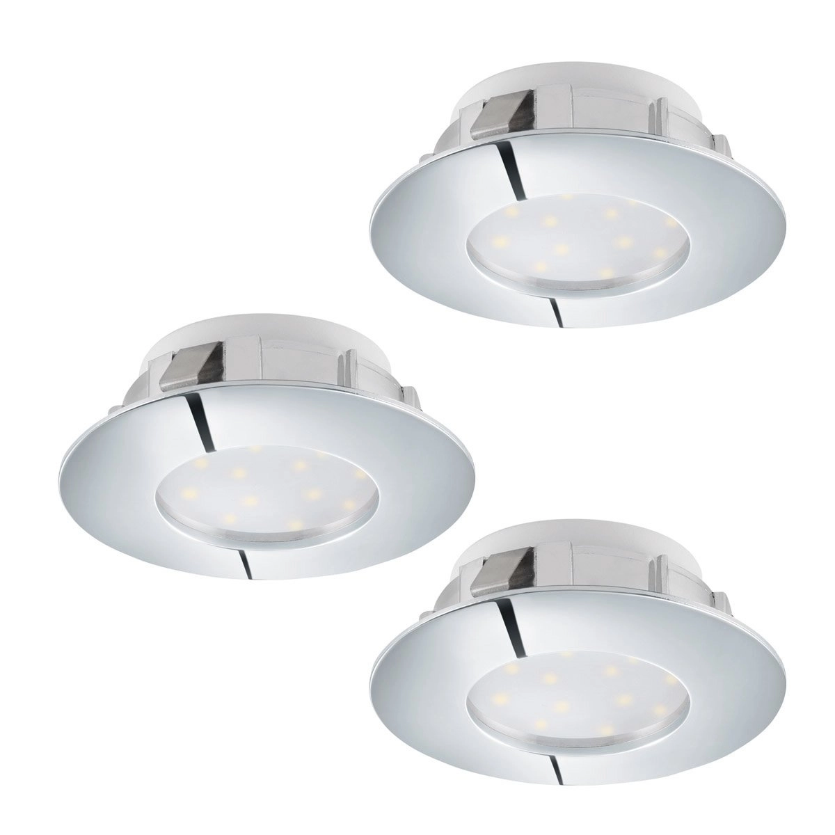 Ledspot Pineda (3) 3x6w - 3000K - 7,8cm chroom Ledspot Pineda (3) 3x6w - 3000K - 7,8cm chroom