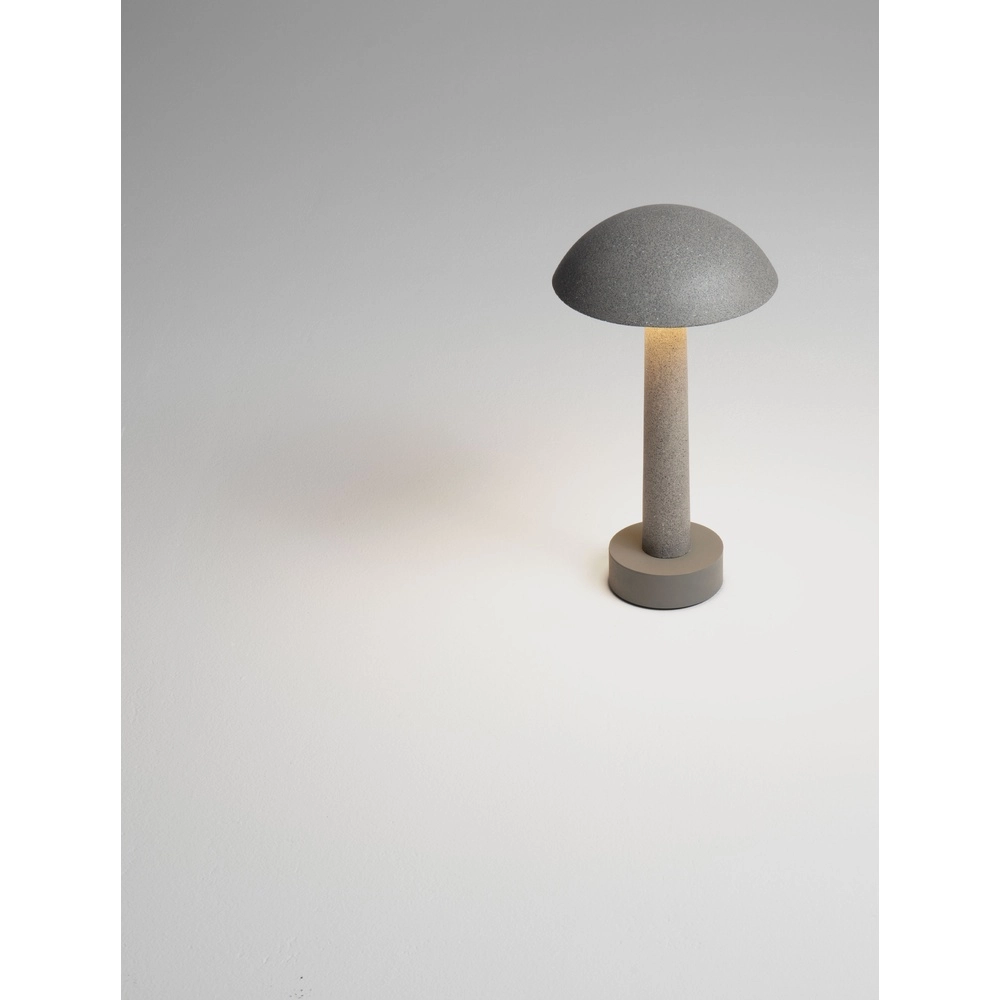 Ronde tuinlamp Tura betongrijs 35cm Lyora 5212017454638