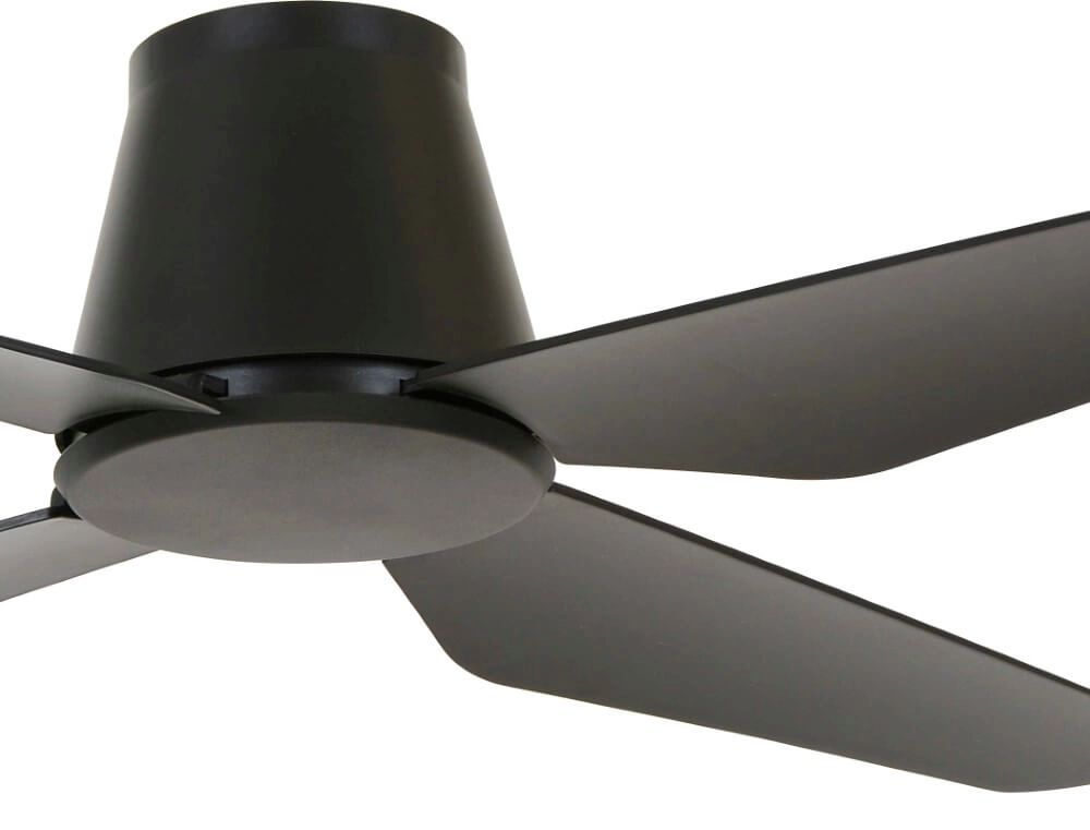 Plafondventilator zonder lamp Aria CTC Ø 122cm zwart IP55 Beacon 9333509144052