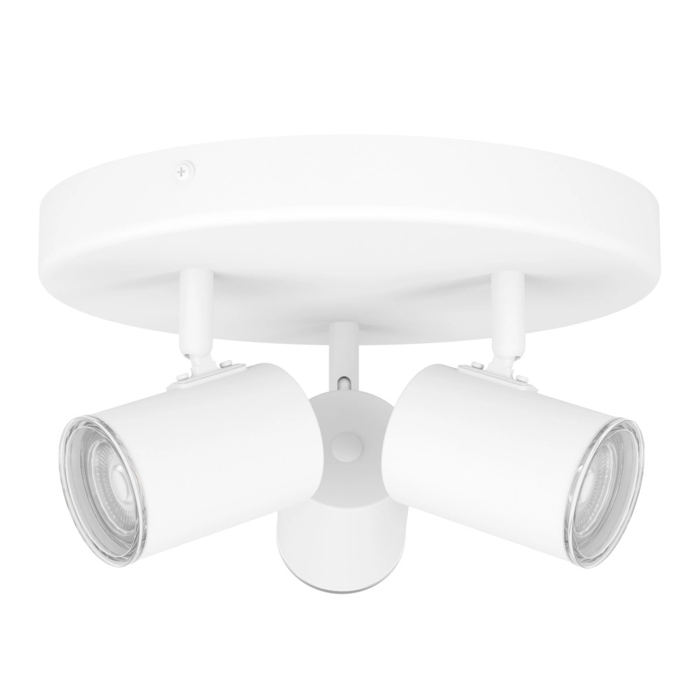 Opbouwspot Consuma 1 3-lichts rond wit Opbouwspot Consuma 1 3-lichts rond wit