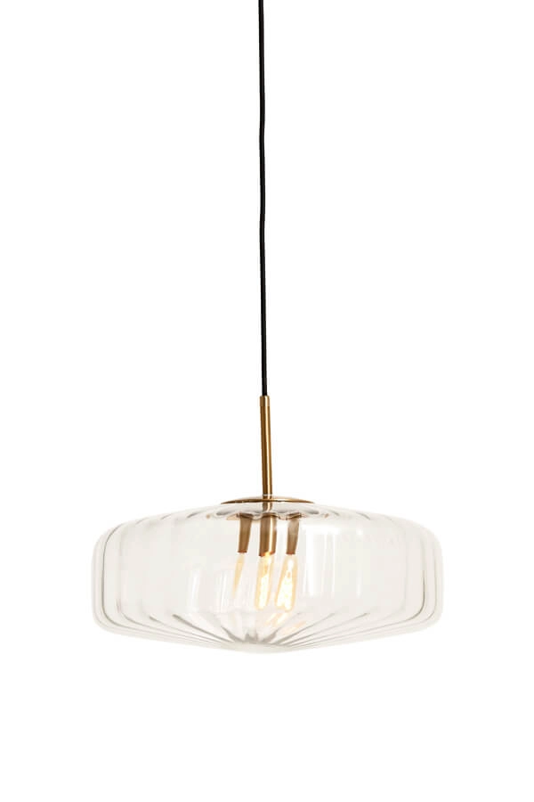 Hanglamp Pleat goud Ø30cm Light & Living 8717807687793