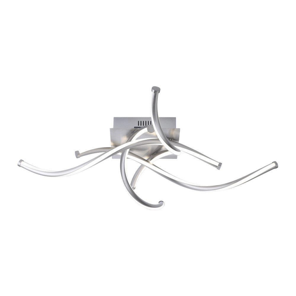Smart plafondlamp Q-Malina 4x12,5w - 2700-5000K metaalgrijs Paul Neuhaus 4012248324677