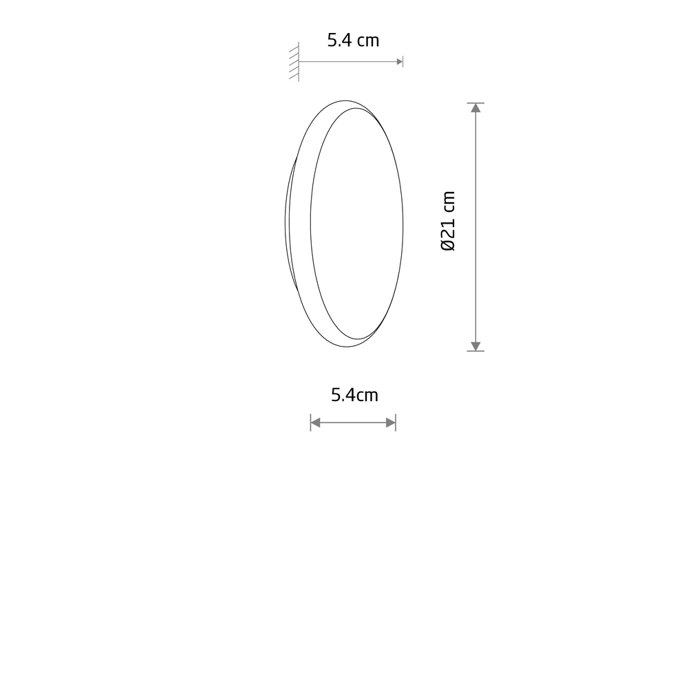Wandlamp Astra Led chroom Lyora 5903139119405