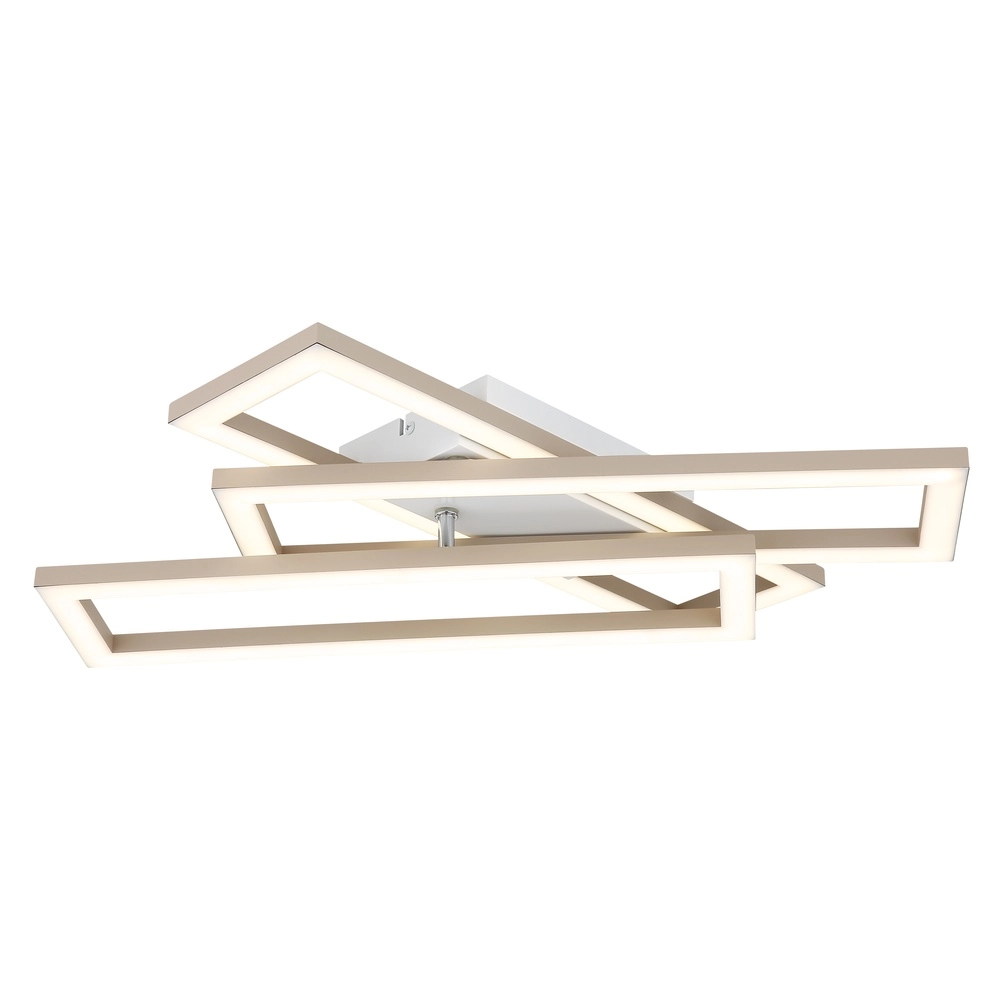 Moderne plafondlamp Wilton zand bruin 40cm Globo 9007371575800