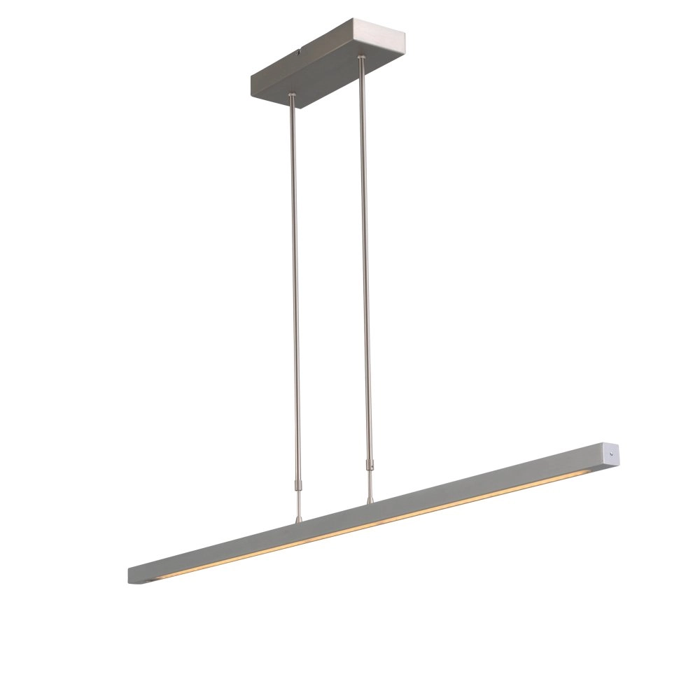 Hanglamp eettafel - kantoor Real 3 130cm grijs Masterlight 8718121180915