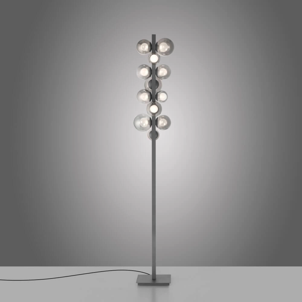Grijze vloerlamp Pure Popup design Paul Neuhaus 4012248385647