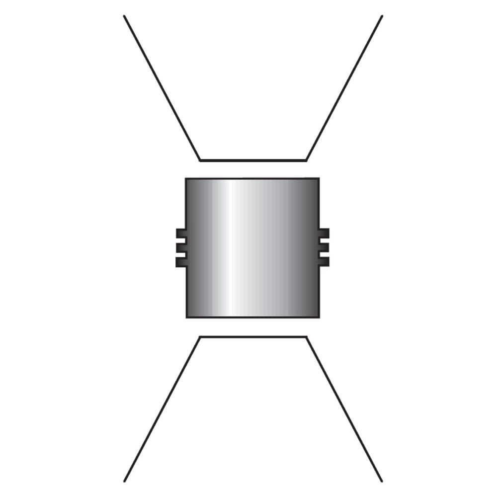 Gevelverlichting up down Facade Led - wit Albert 4007235823080