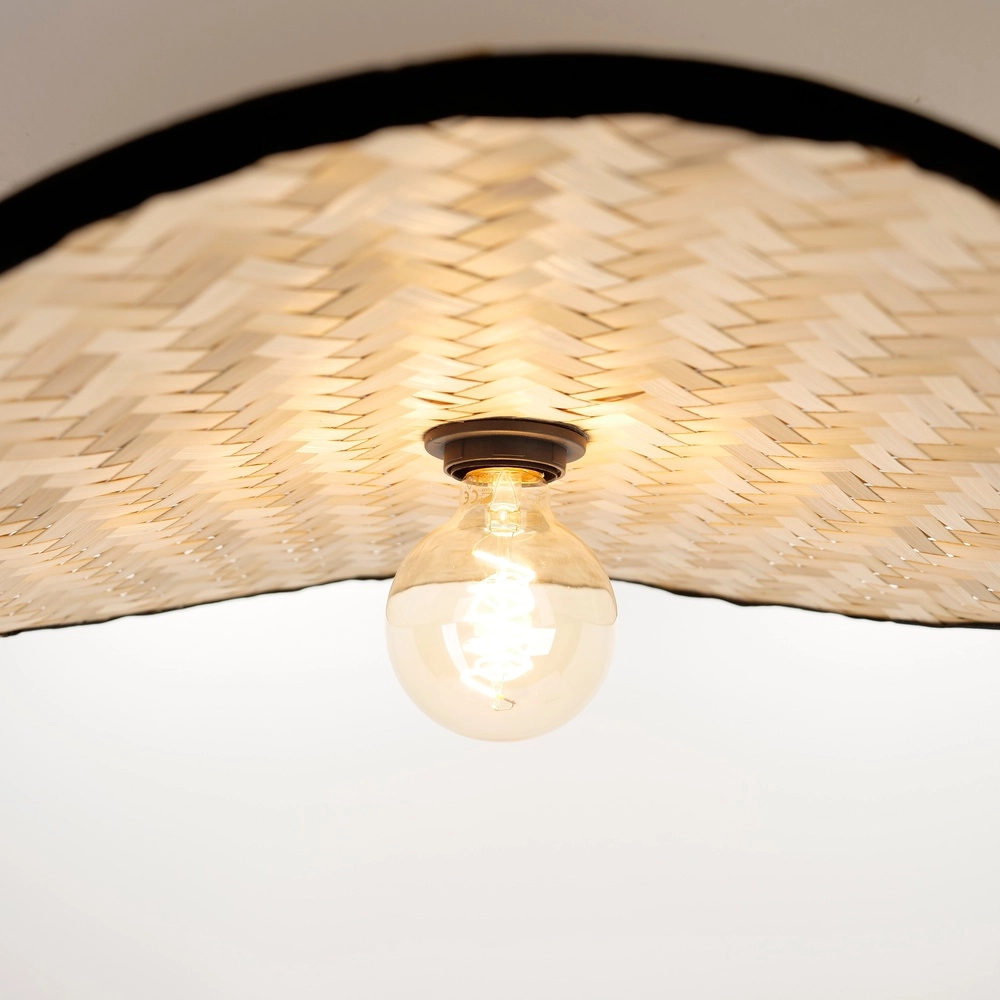 Rotan plafondlamp Marywell 52x34cm - E27 Eglo 9002759440435