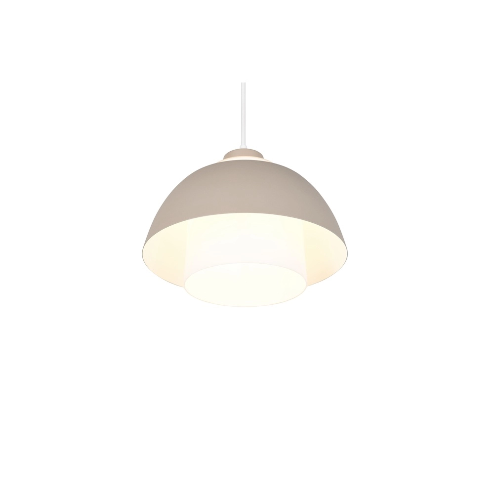 Design hanglamp Tilos zand bruin Ø 30cm Trio 4017807690118