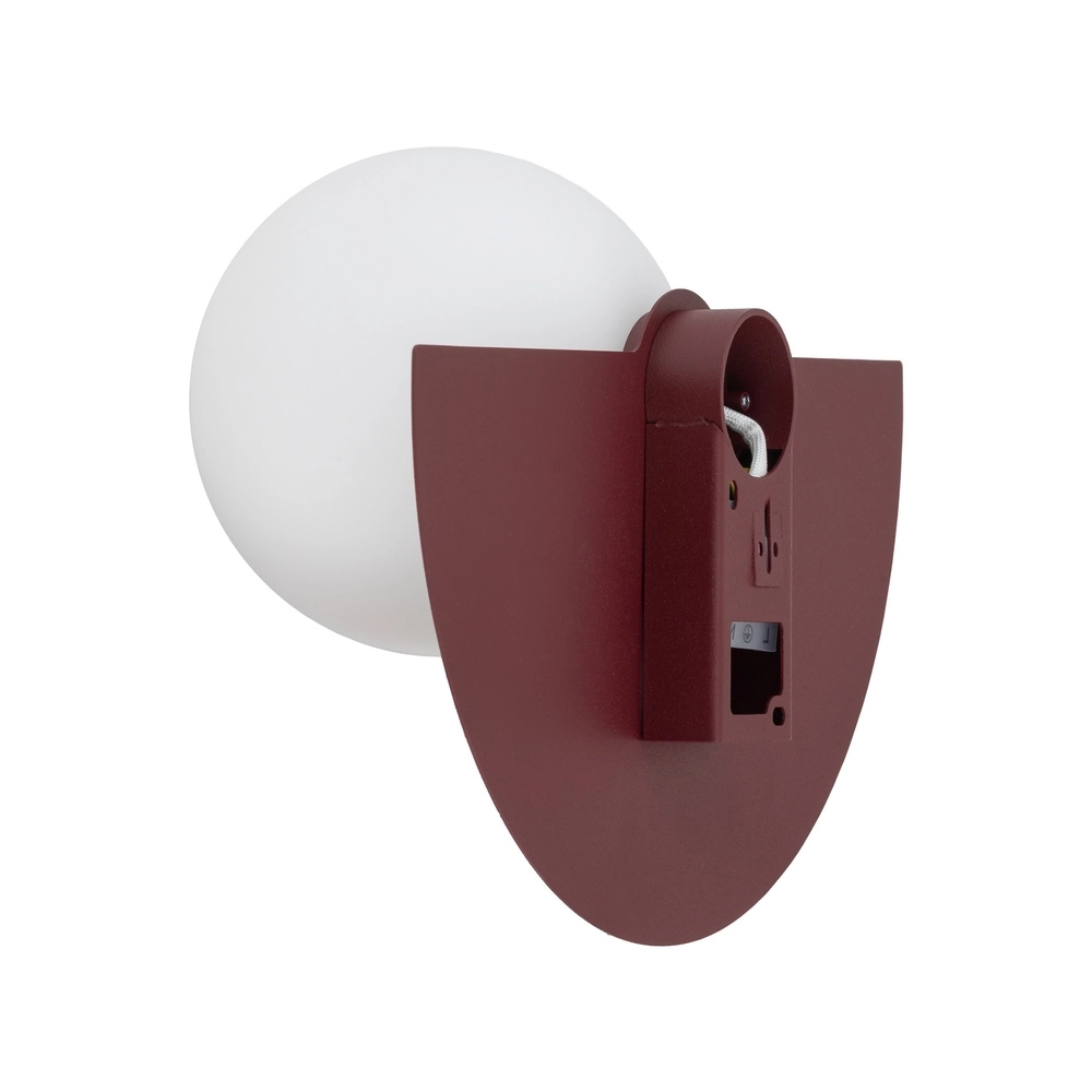 Wandlamp half Saturn bordeaux rood Lyora 5903139126021