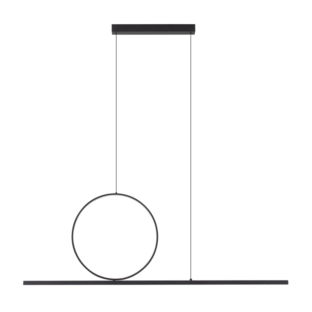 Moderne hanglamp Lineo Led zwart