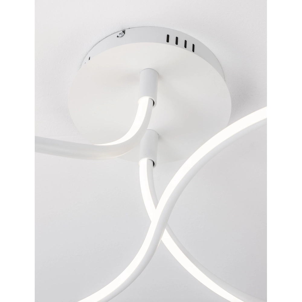 Plafondlamp Fungo krul wit Lyora 5212017419897