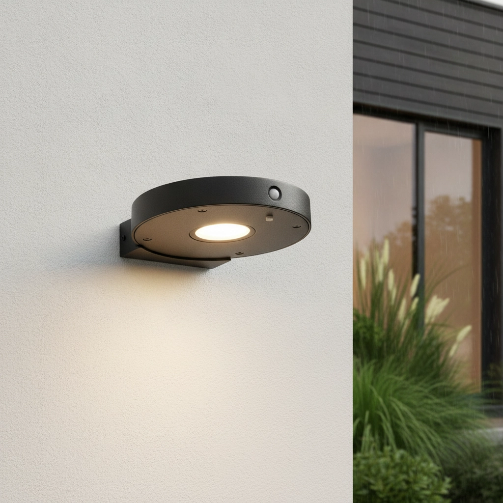 Solar wandlamp Aigo antraciet