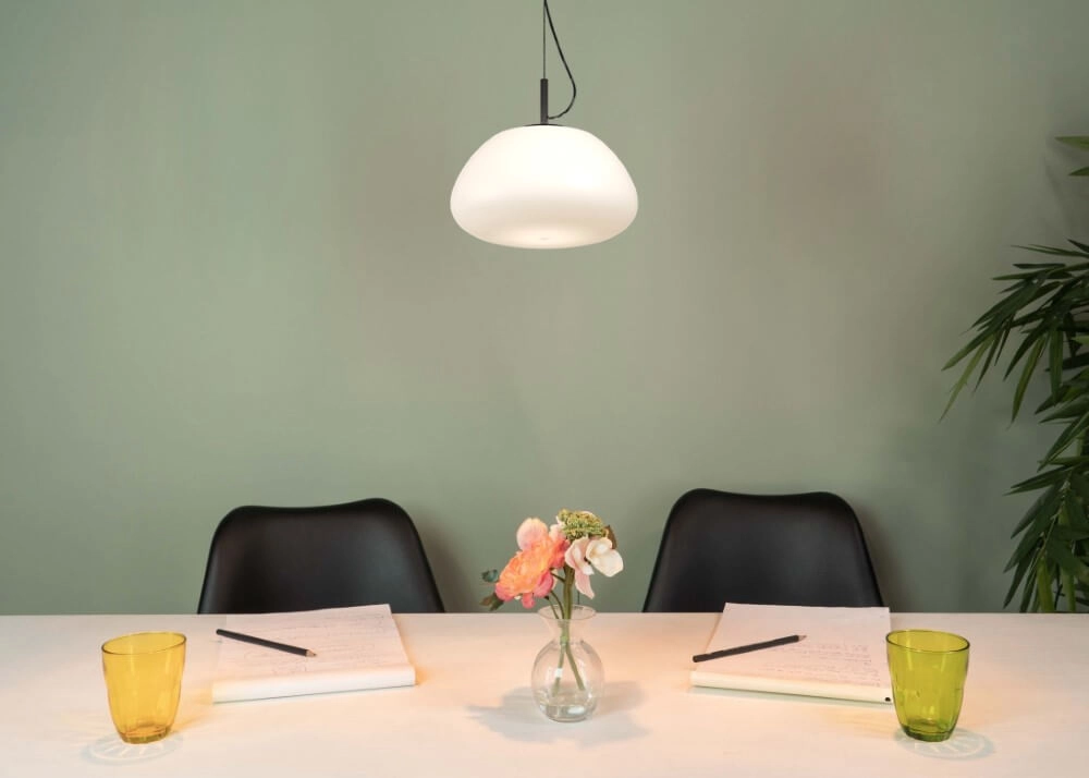 Hanglamp Balmes Ø 42cm - opaal glas Stars of Light 9008606243150