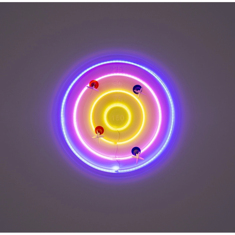 Wandlamp Darteri neon dartbord Globo 9007371583546