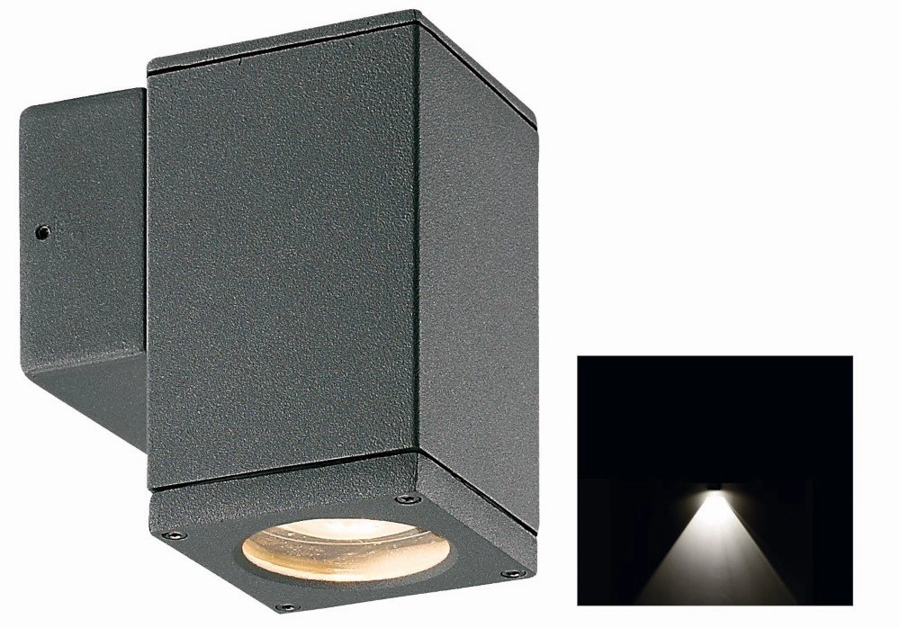 Downlighter Gevelspot antraciet Downlighter Gevelspot antraciet