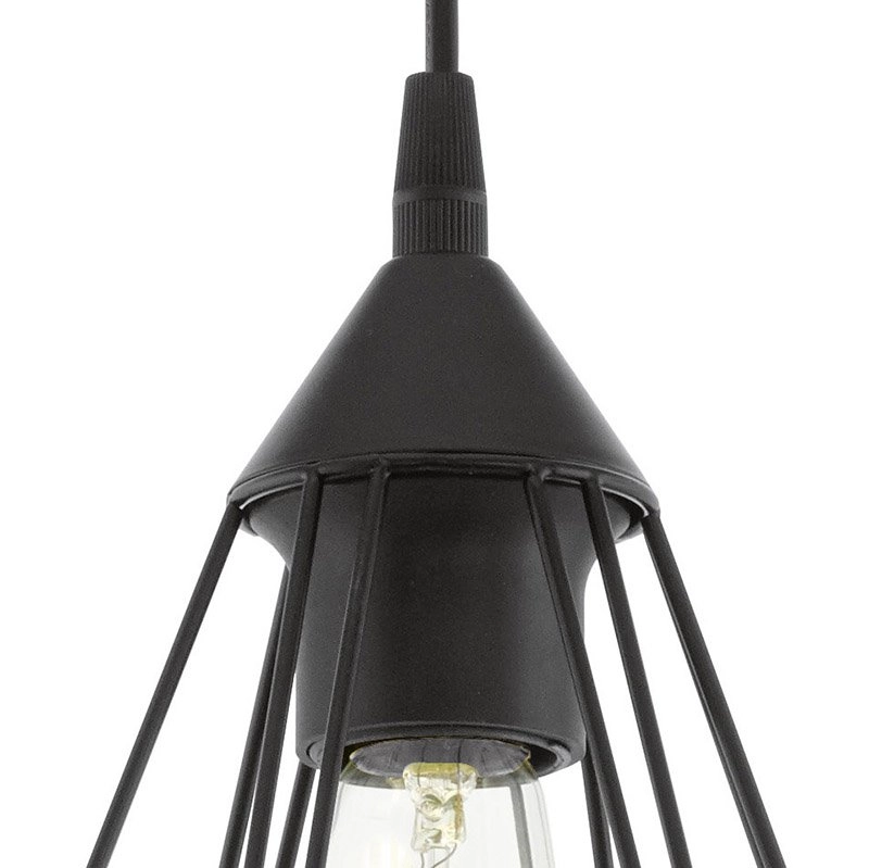 Hanglamp Tarbes 17cm zwart Eglo 9002759941871