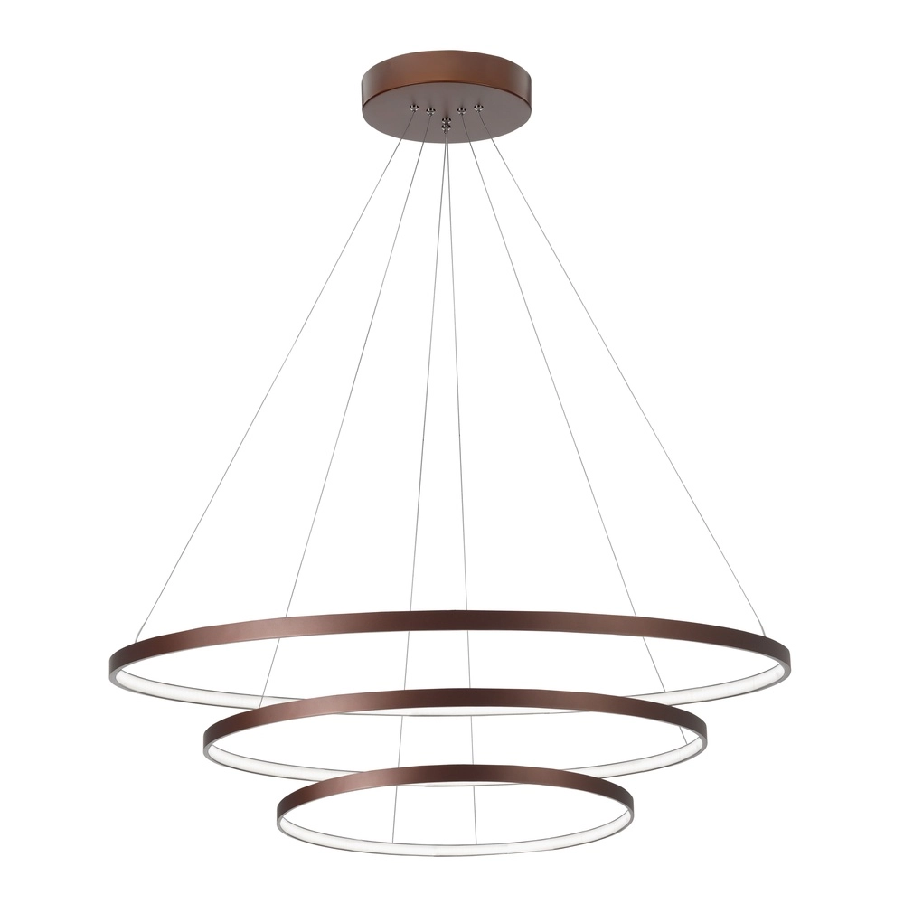 Design hanglamp Ferrol koffie bruin triple Lyora 5212017407238