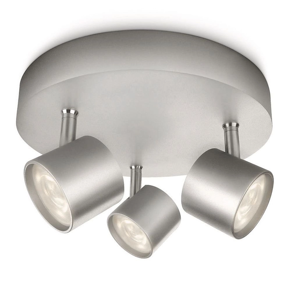 Plafondspot Led My Living Star 3-lichts metaalgrijs Philips 8718291444893