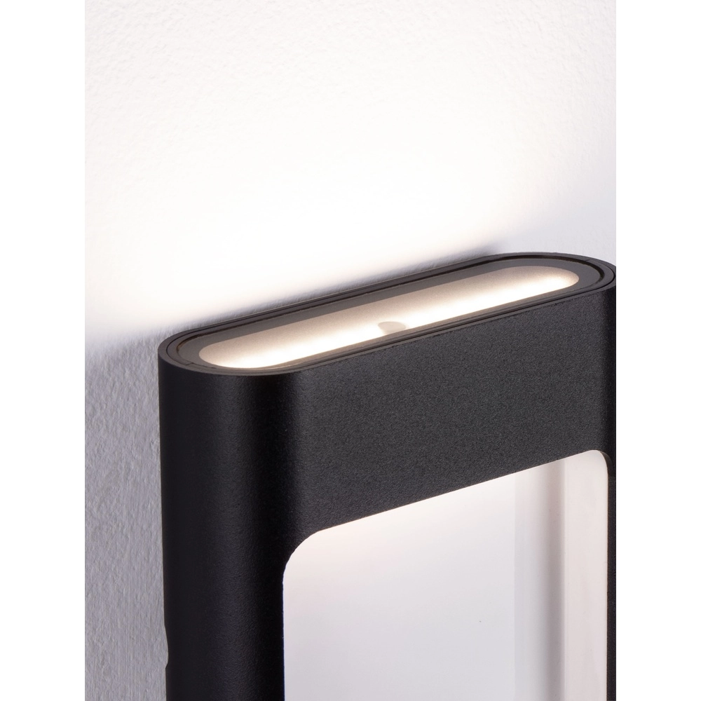 Black wall lamp Tall up and down Lyora 5212017453488