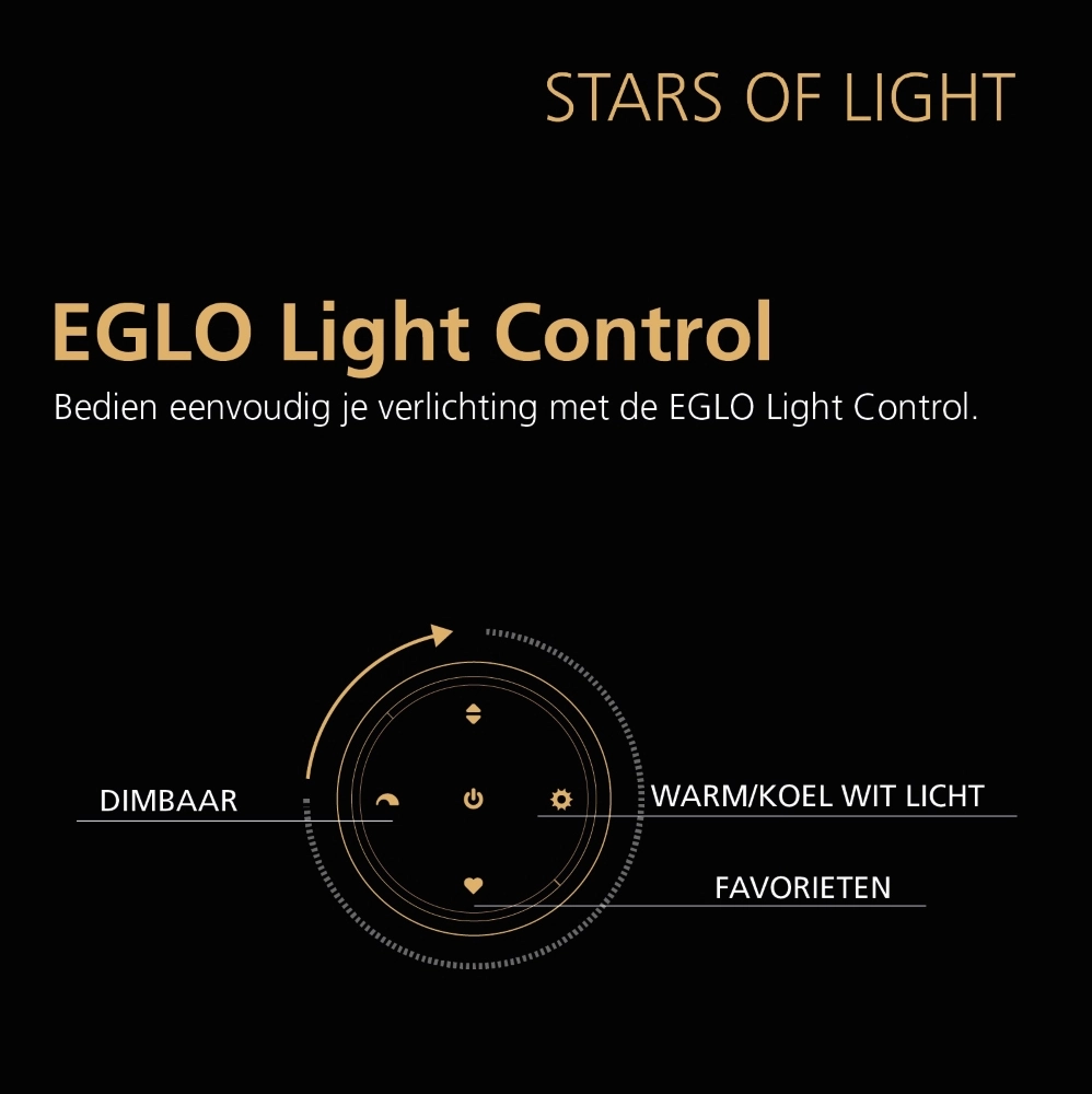 Hanglamp Labonete zwart hoogte verstelbaar Stars of Light 9008606359561