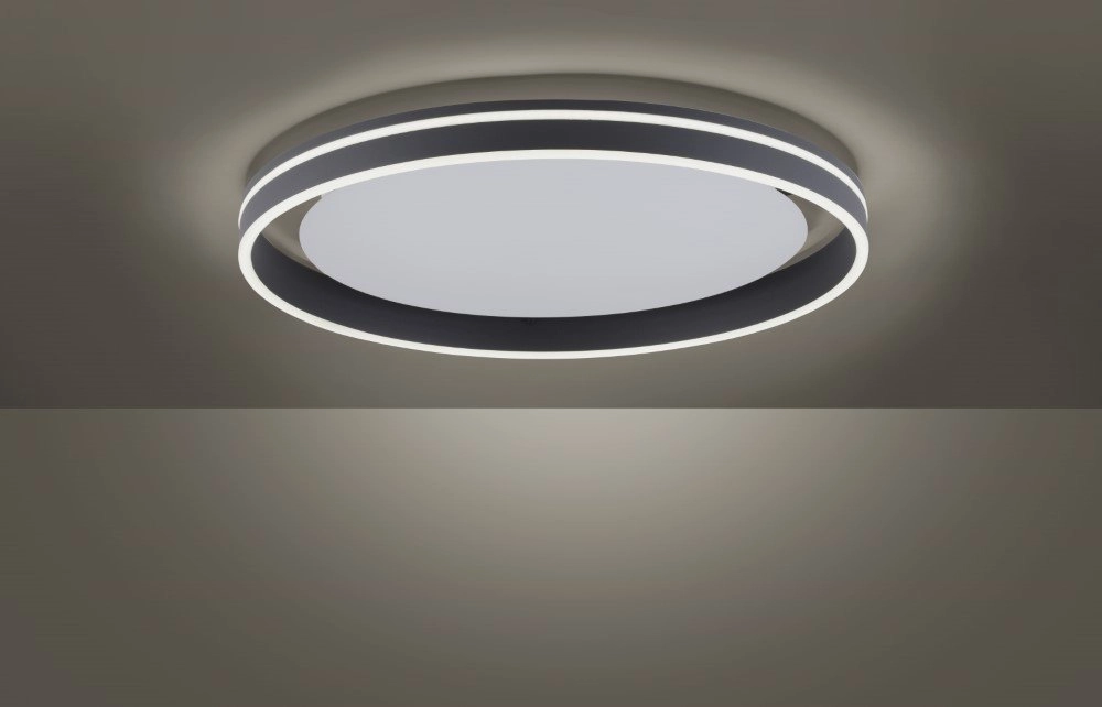 Design plafondlamp Q-Vito Ø 59cm antraciet Paul Neuhaus 4012248336007