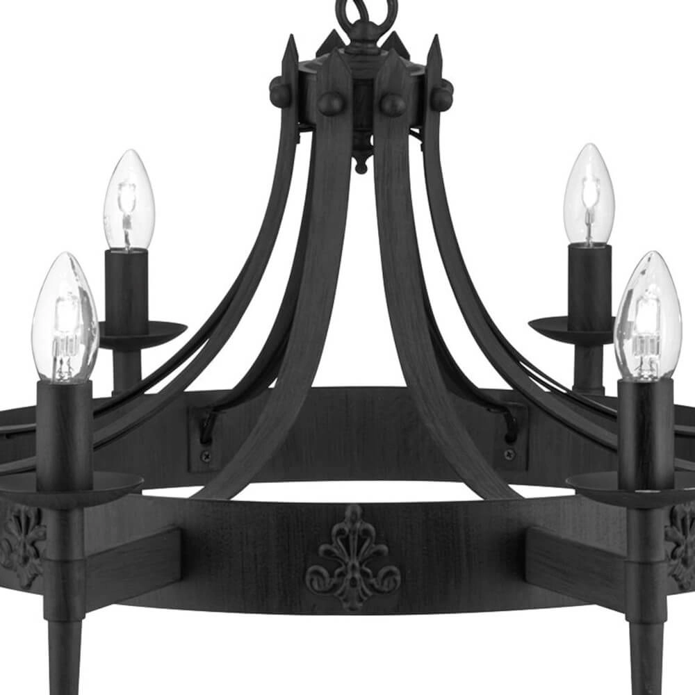 Kasteel kroonluchter Cartwheel II Ø 85cm Searchlight 5053423018553
