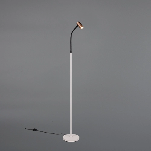 Design vloerlamp Taryn mokka bruin