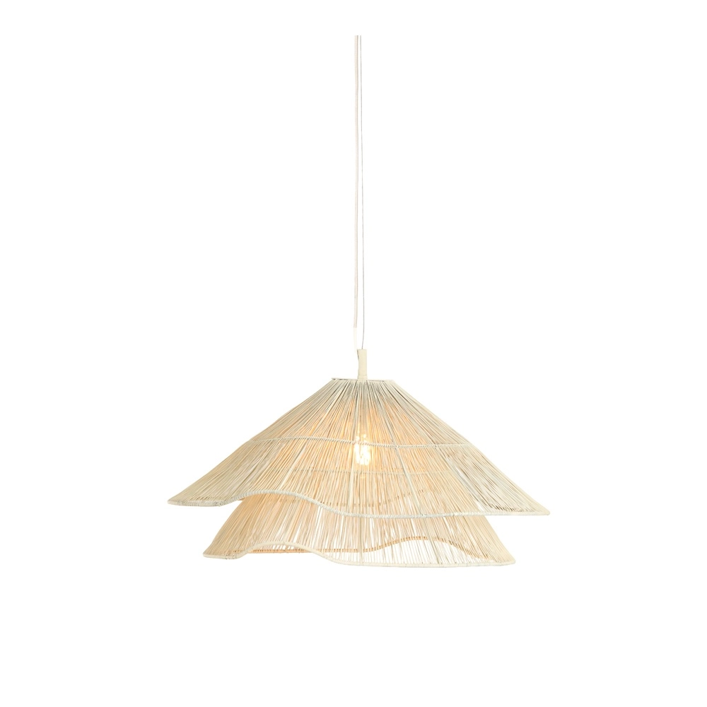 Japandi hanglamp Alameda wit Ø 56cm Light & Living 8717807778781