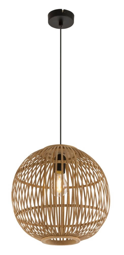 Rotan bollamp Hildegard Ø 30cm Globo 9007371409549