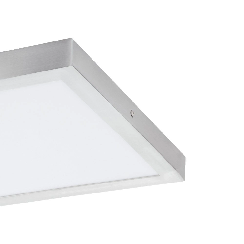 Plafondlamp vierkant Fueva 1 40cm - 3000K grijs Eglo 9002759972653