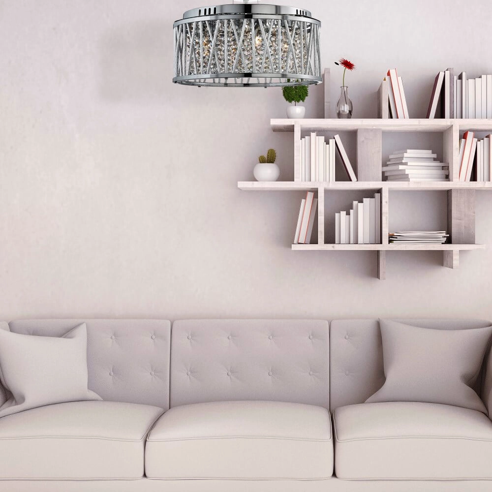 Designvolle hanglamp Elise Ø 40cm Searchlight 5053423039329