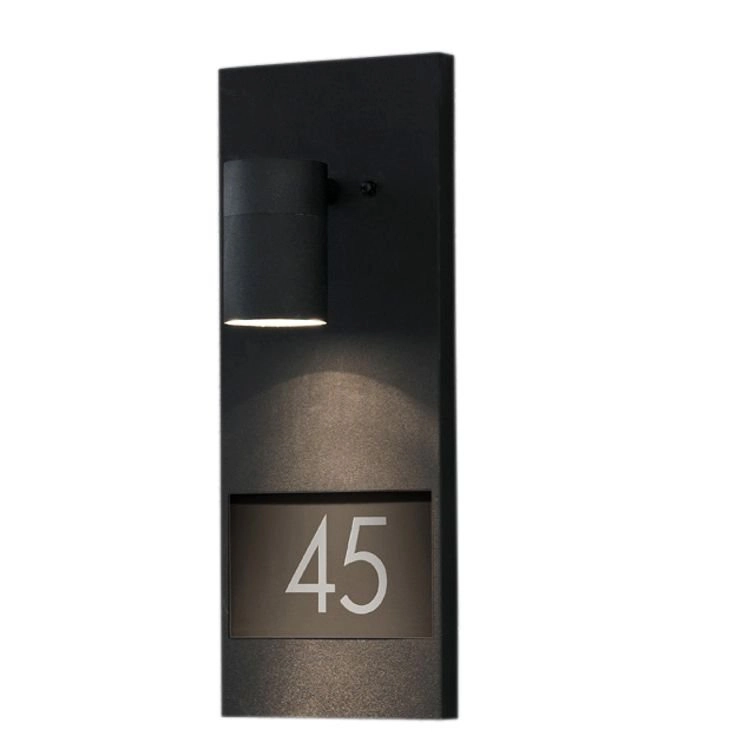 Wandspot Modena Adress zwart met huisnummer Wandspot Modena Adress zwart met huisnummer