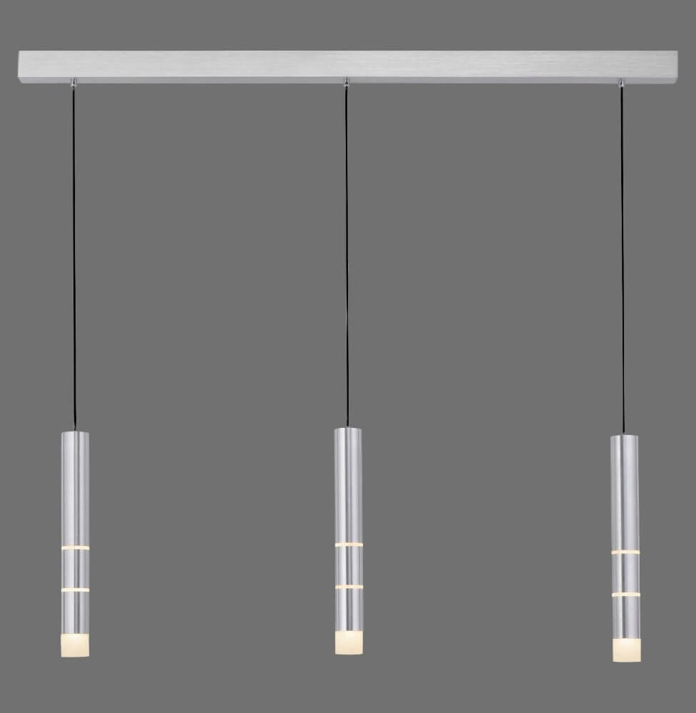 Aluminium hanglamp Pure Vega 3-lichts Paul Neuhaus 4012248357590