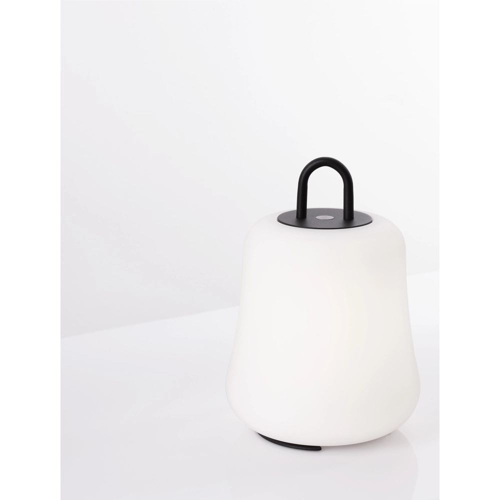 Tafellamp Jigra oplaadbaar antraciet met wit Lyora 5212017434883