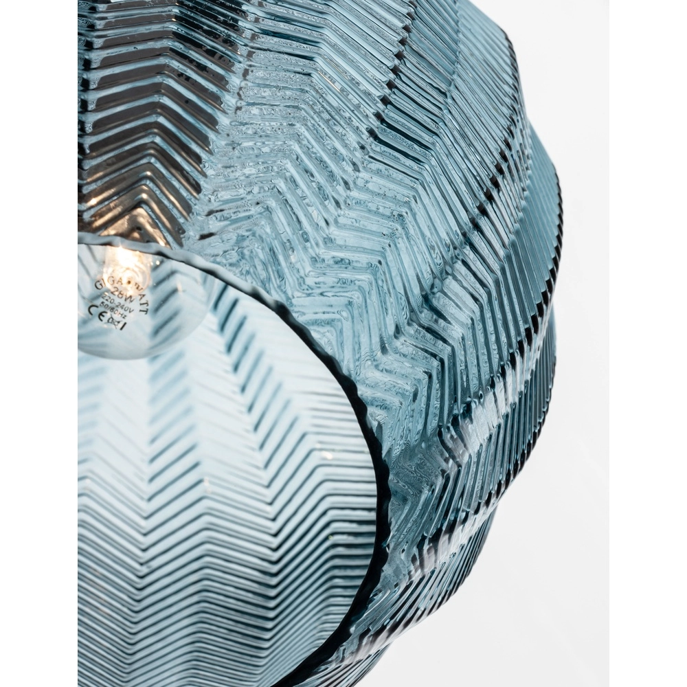 Hanglamp Loni blauw glas Lyora 5212017423061