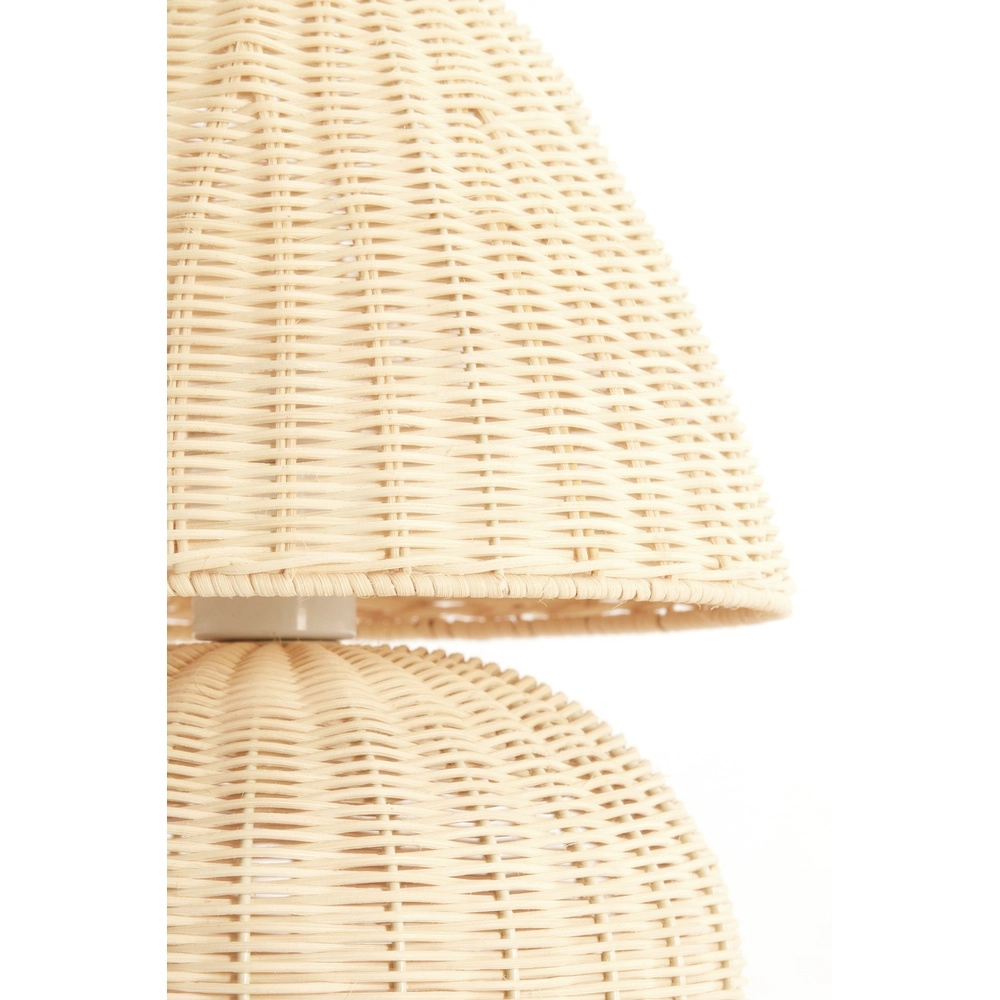 Rotan schemerlamp Mavon Ø 27,5cm - naturel rotan Light & Living 8717807820527