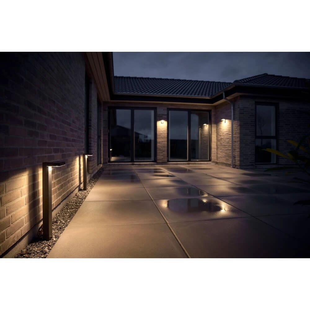 Solar tuinlamp Rica zwart rechthoek Nordlux 5704924004803