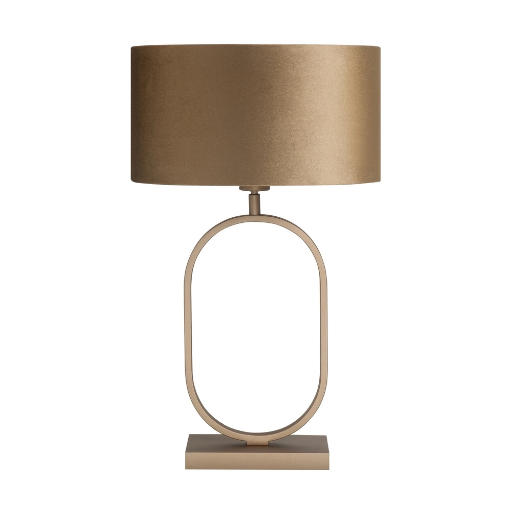 Design tafellamp Verona koper brons rond