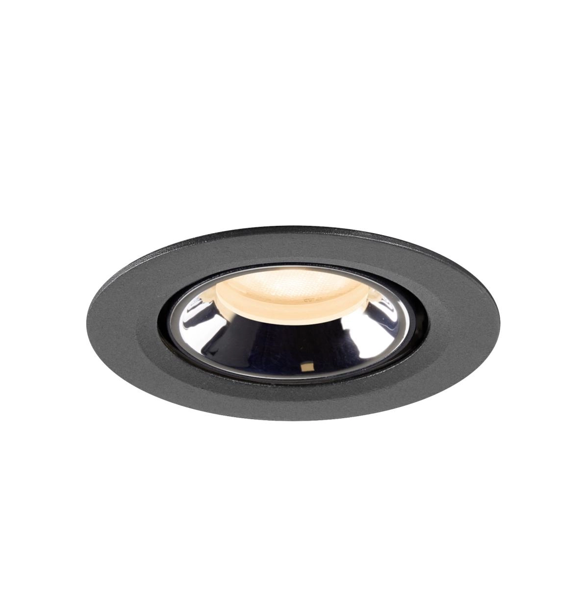 Inbouwspot Numinos Gimble XS zwart/chroom 2700K - 55gr SLV 4024163307208