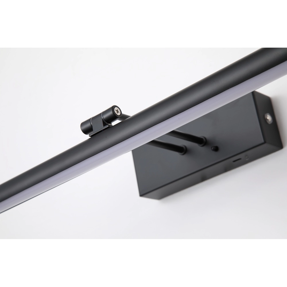 Oplaadbare schilderijlamp Holton zwart Searchlight 5053423299983