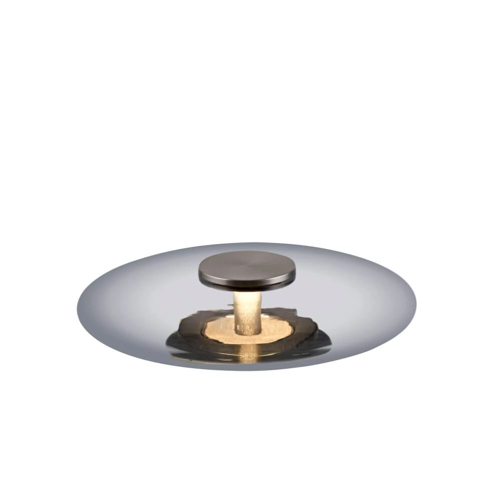 Design tafellamp Pure Vitrum grijs Paul Neuhaus 4012248382707