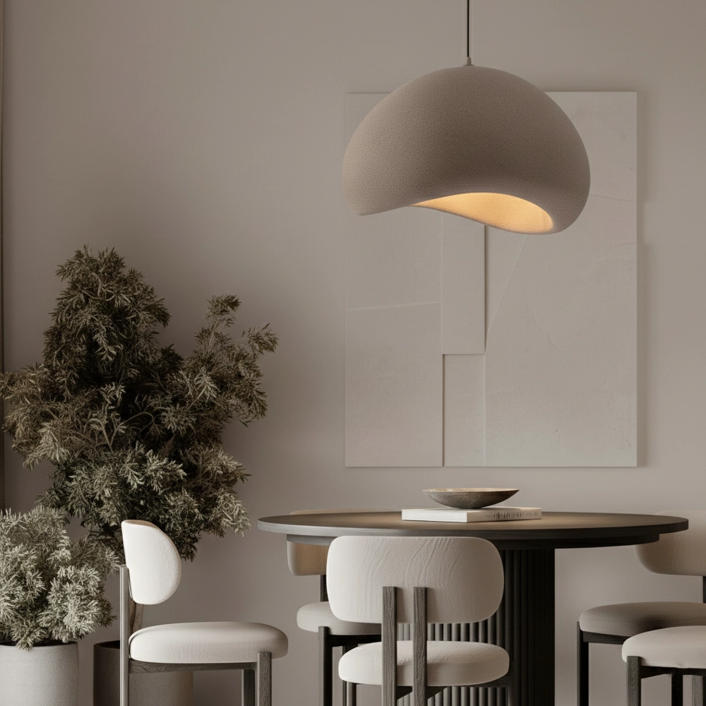 Natuurlijke hanglamp Aere bruin 60cm