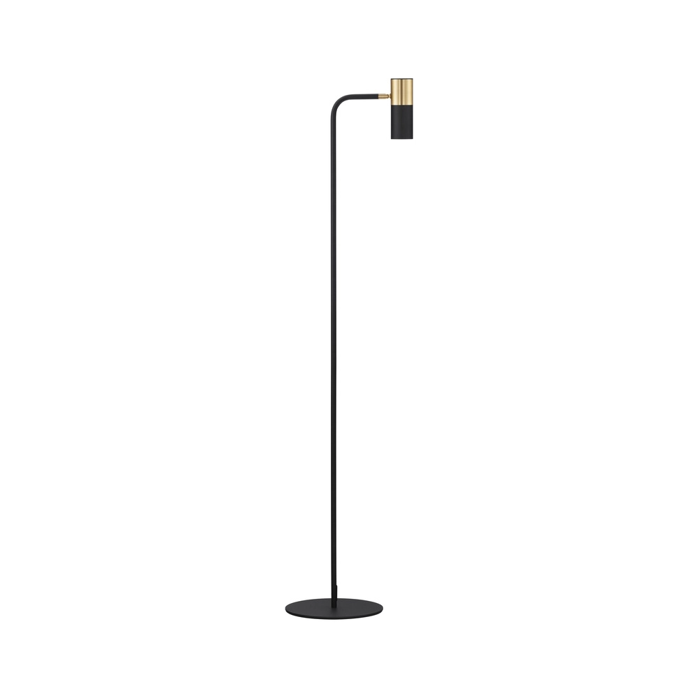 Vloerlamp Pongo zwart met goud Lyora 5212017441799