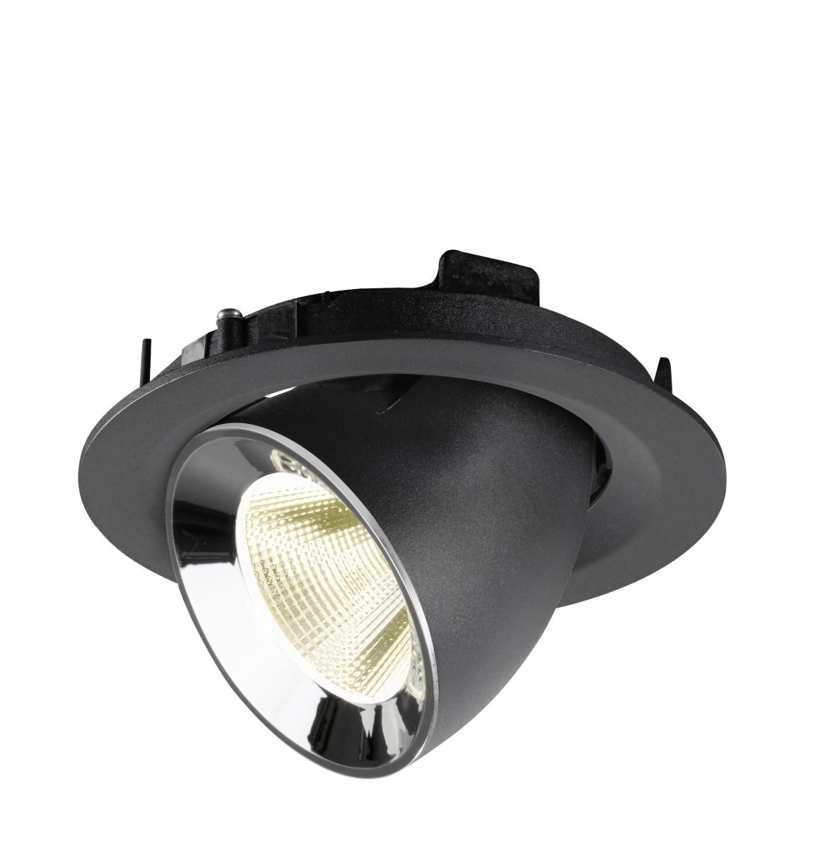 Inbouwspot Numinos Gimble M zwart/chroom 4000K - 20gr SLV 4024163311755