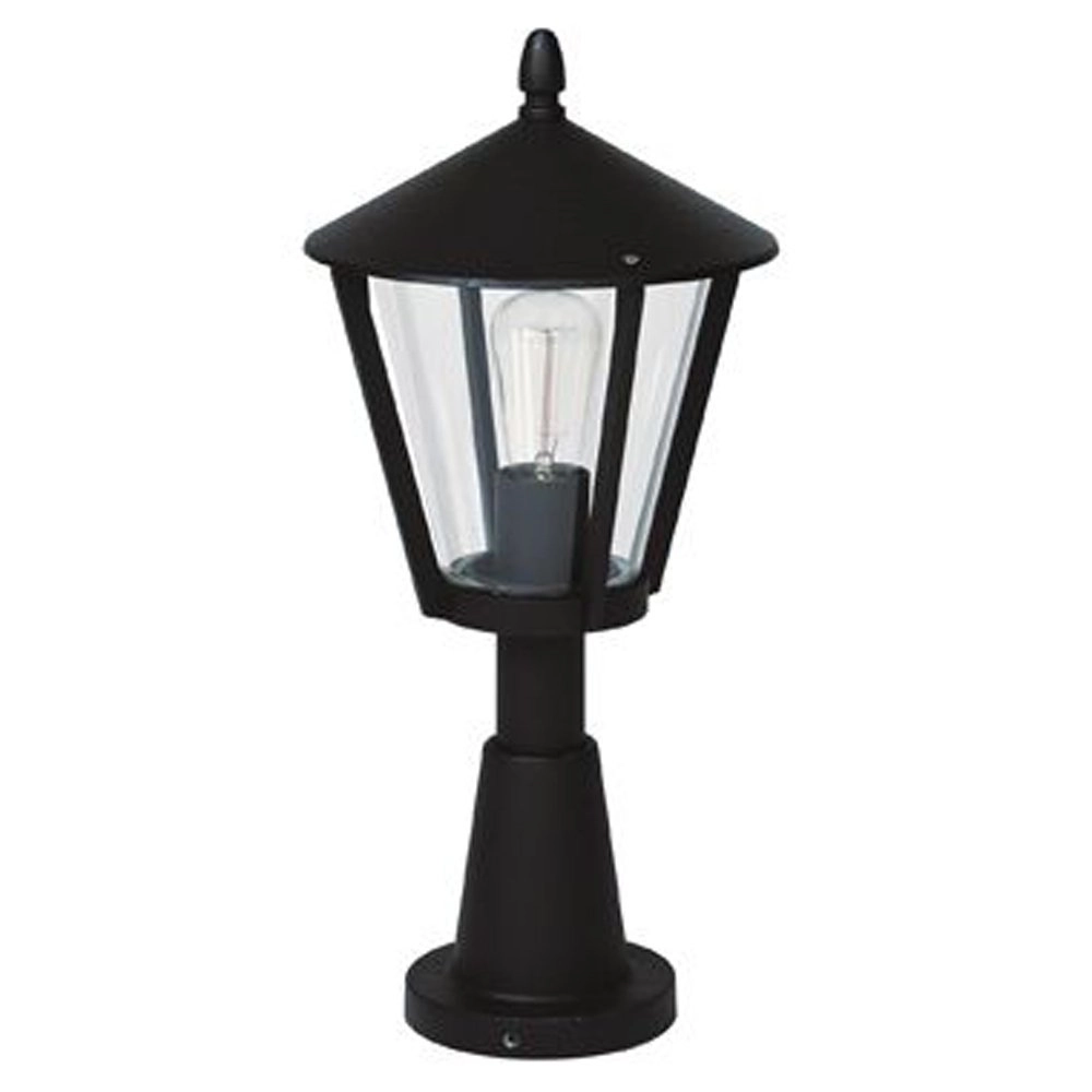 Buitenlamp op sokkel Nelly 56cm - zwart