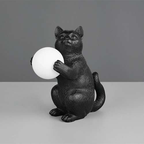 Tafellamp Gatio zwart Trio 4017807682076