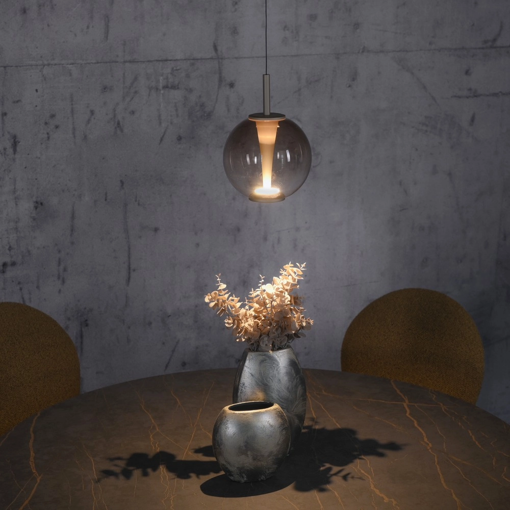 Led hanglamp Pure Infinity met amber glas - Ø 18cm Paul Neuhaus 4012248399040